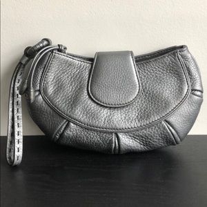 NWOT Cole Haan Pewter Clutch
